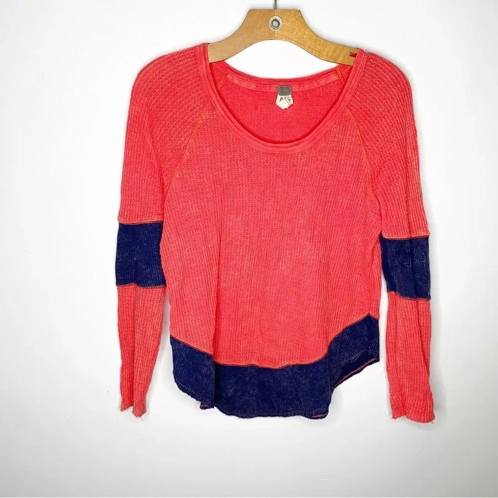 Free People Diamond Dozen Oversized Thermal - Picture 3 of 8